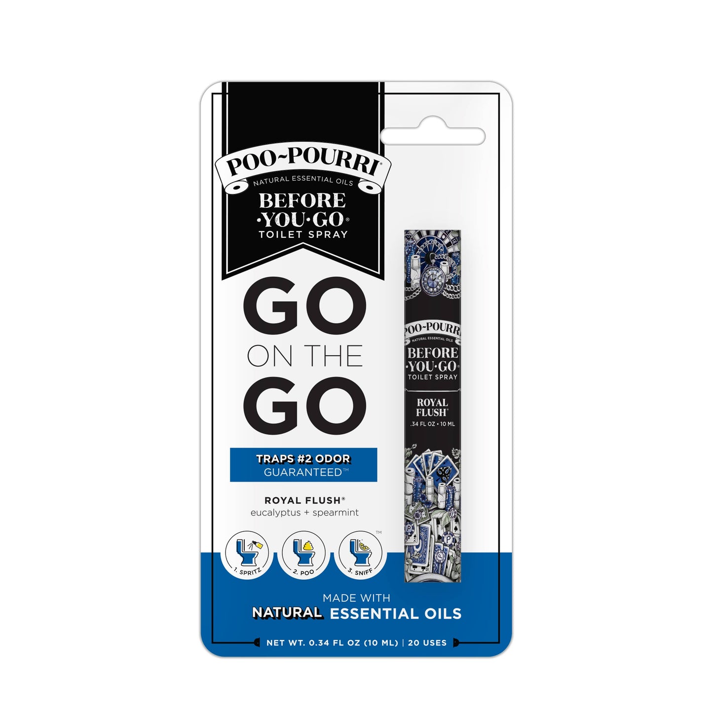 Poo~Pourri Royal Flush 10mL Travel Size: Royal Flush