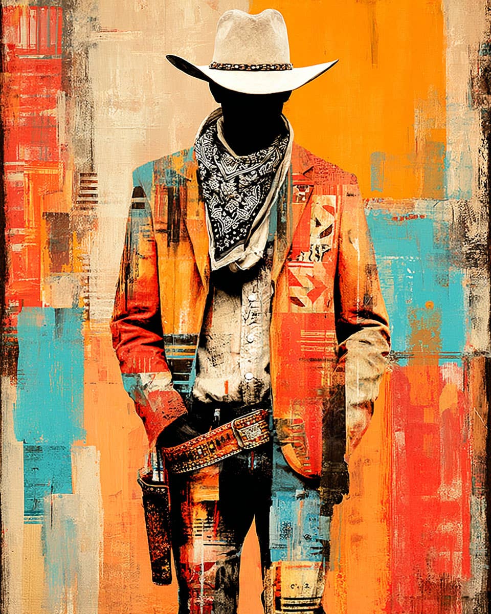 Pecos River Valley Cowhand Art Work
