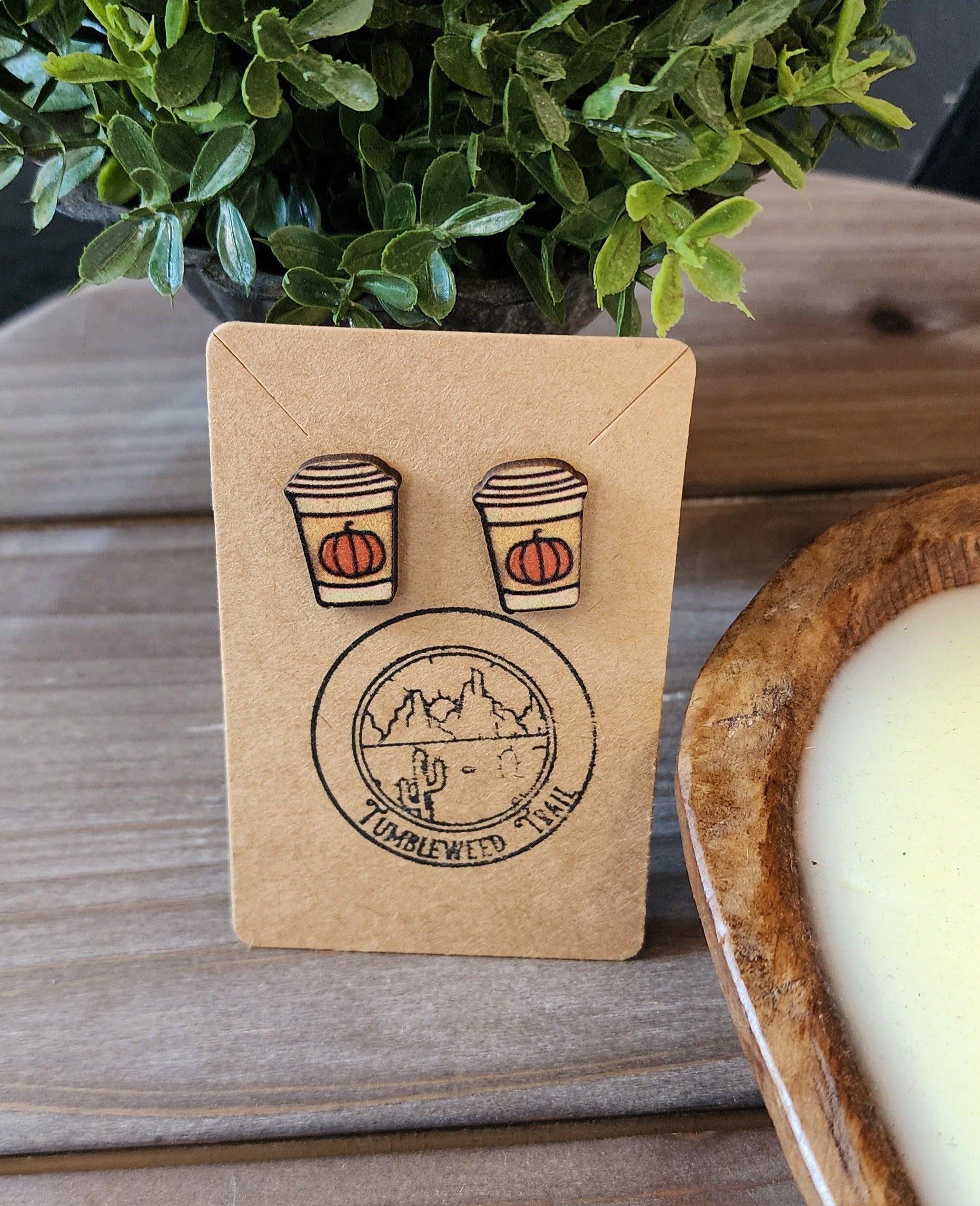 pumpkin earring