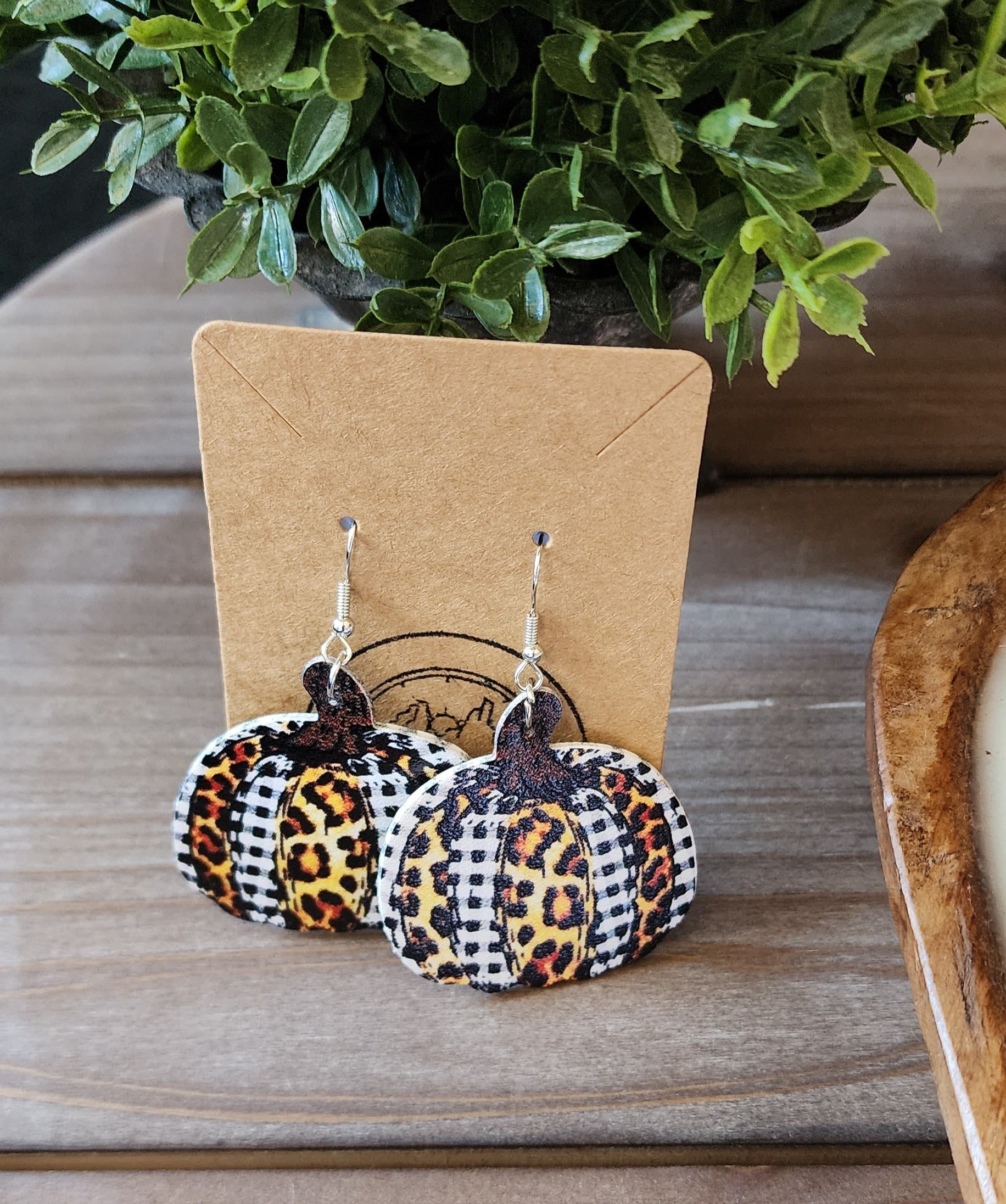 pumpkin earrings