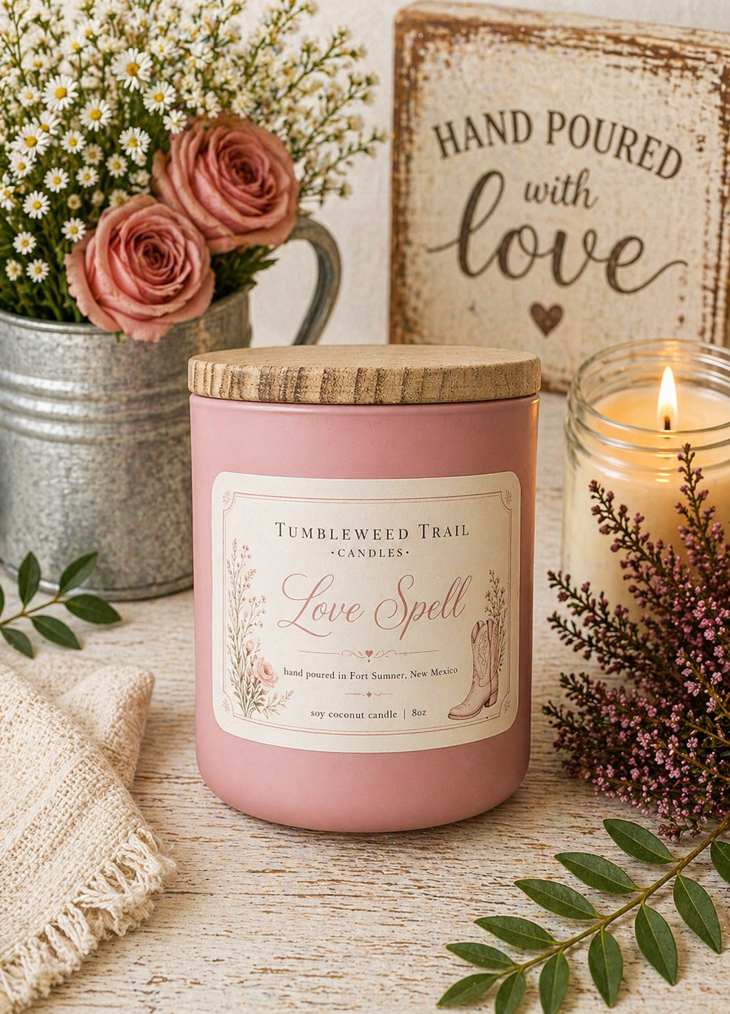 Love Spell Candle 8oz