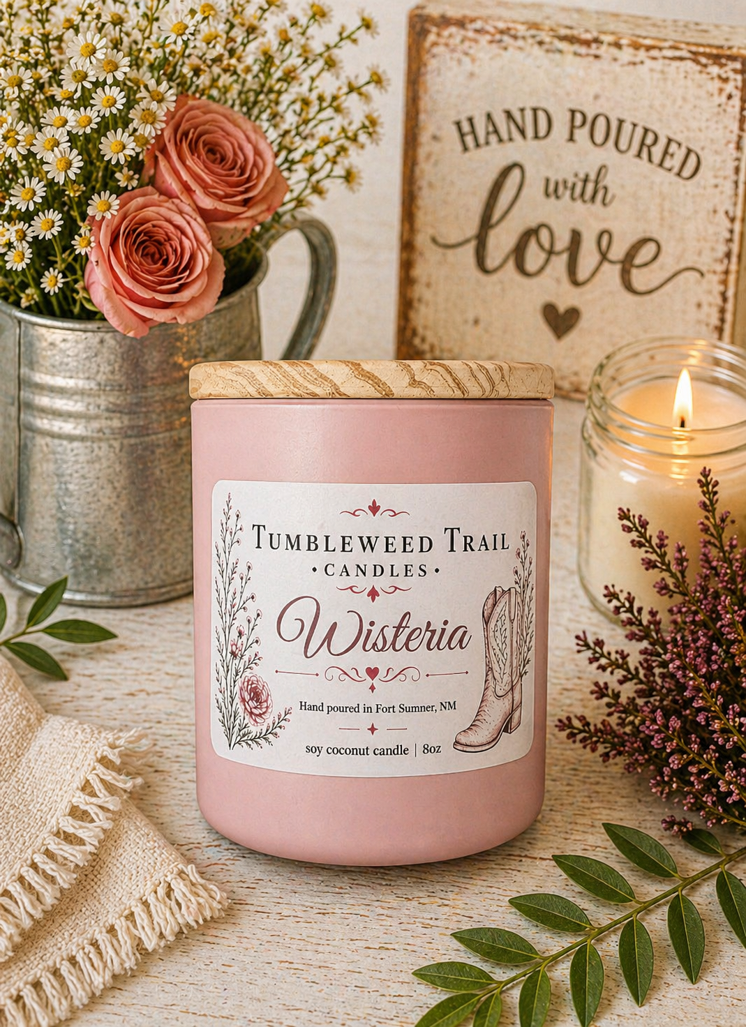 Wisteria Candle 8oz