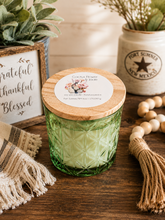 Cactus Flower & Jade Candle 6oz