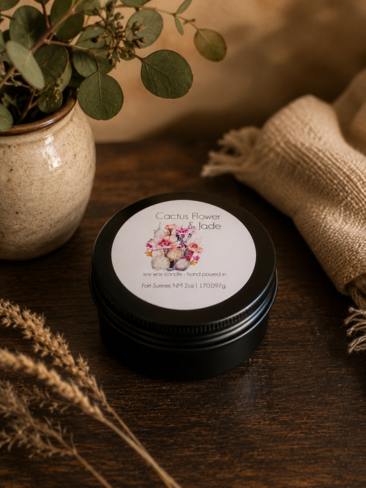Cactus Flower & Jade Candle 2oz