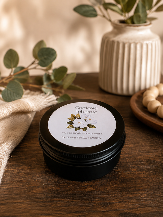 Gardenia Tuberose Candle 2oz
