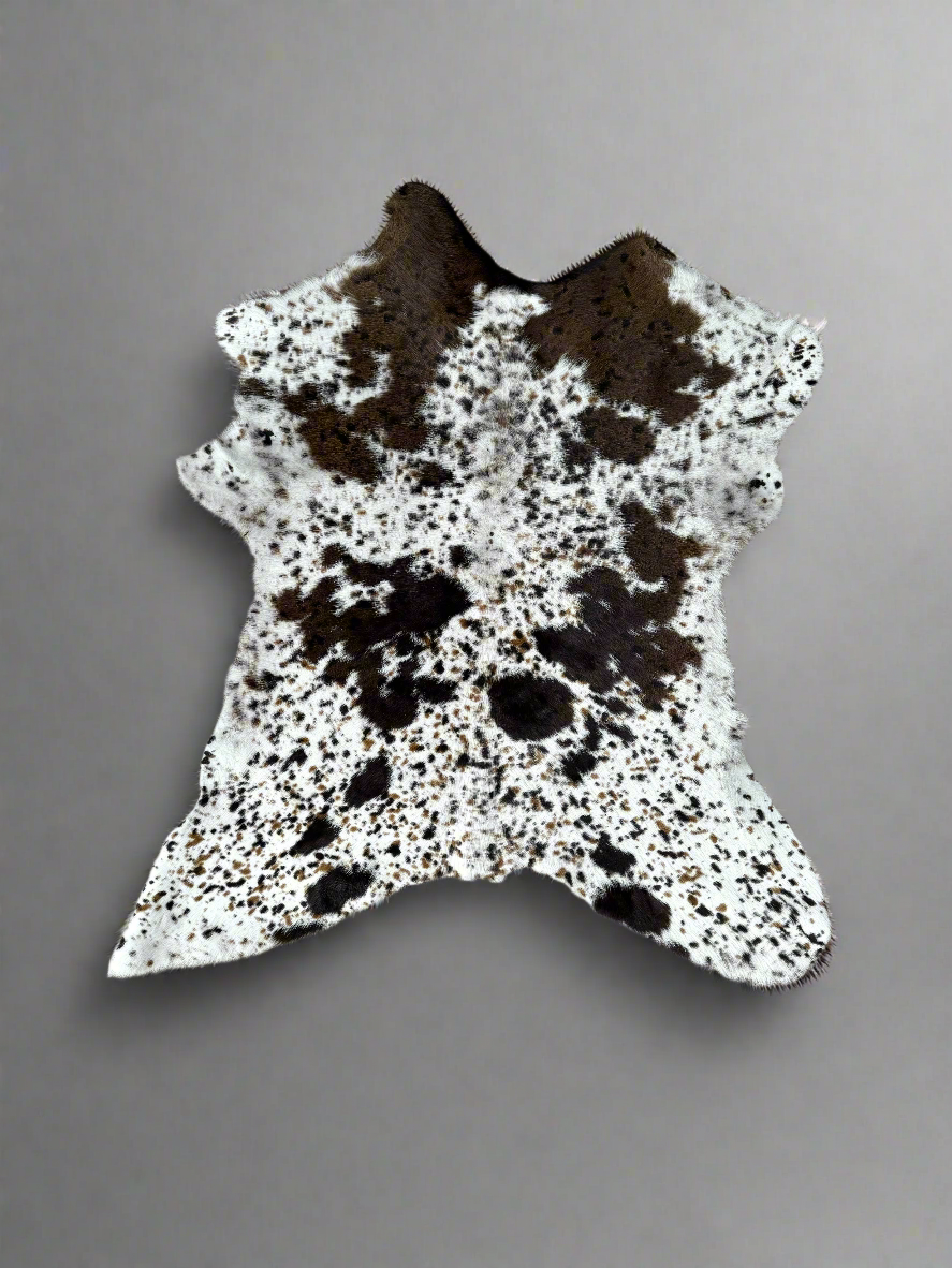 Brazilian Calf Hides : Tricolor Spots