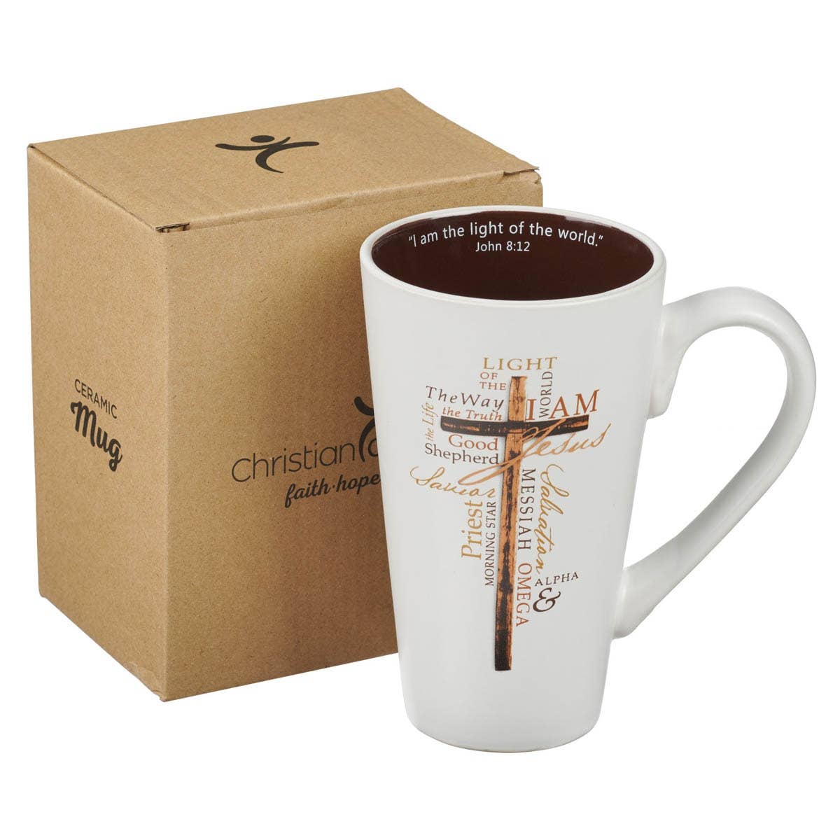 Mug Cross Light of the World John 8:12