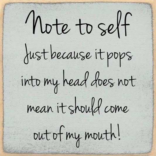 Gar Wholesale Inc. - 5X5-214 Note To Self