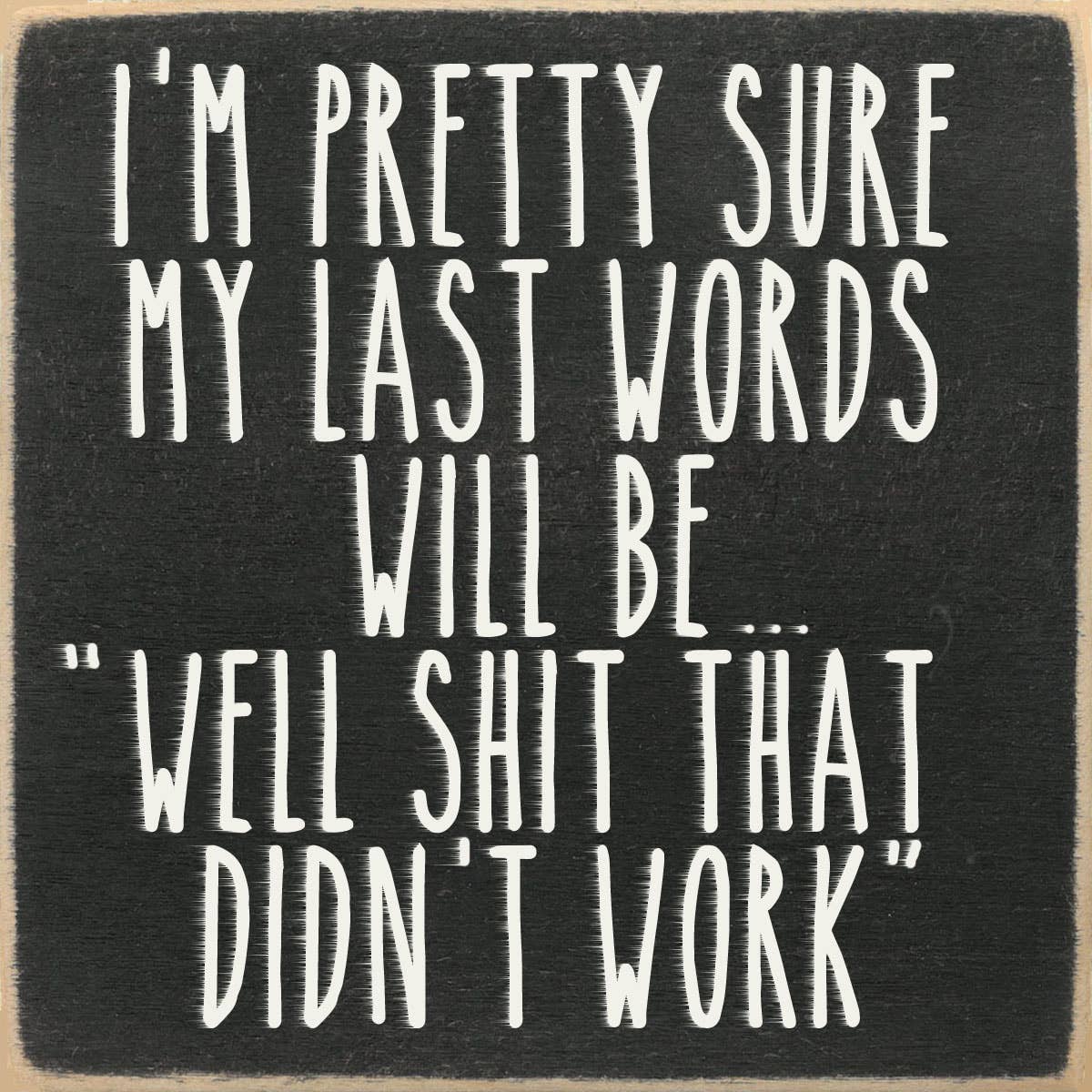 Gar Wholesale Inc. - 4X4-236 Last Words