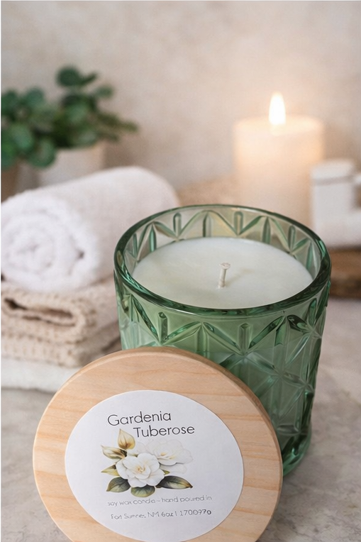 Gardenia Tuberose Candle 6oz