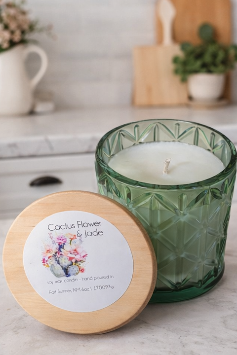 Cactus Flower & Jade Candle 6oz