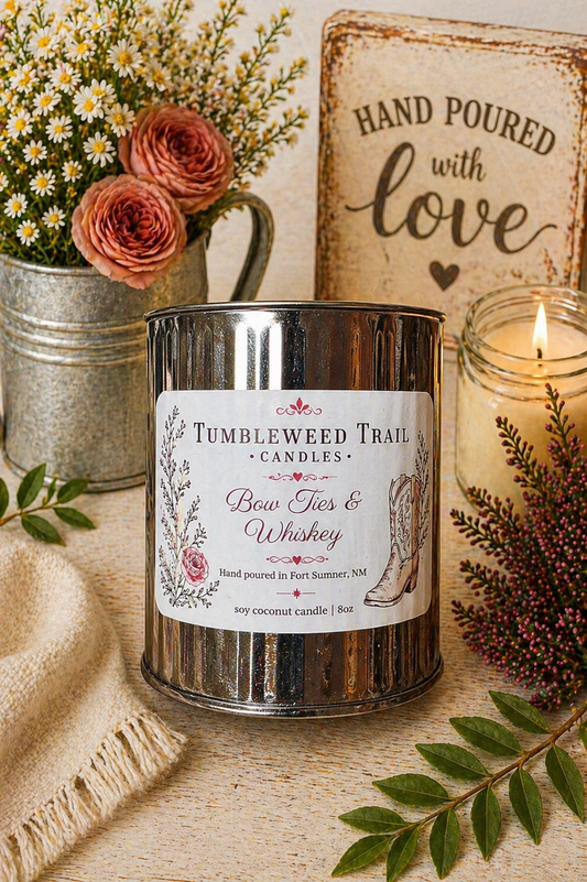 Bow Ties & Whiskey 8oz